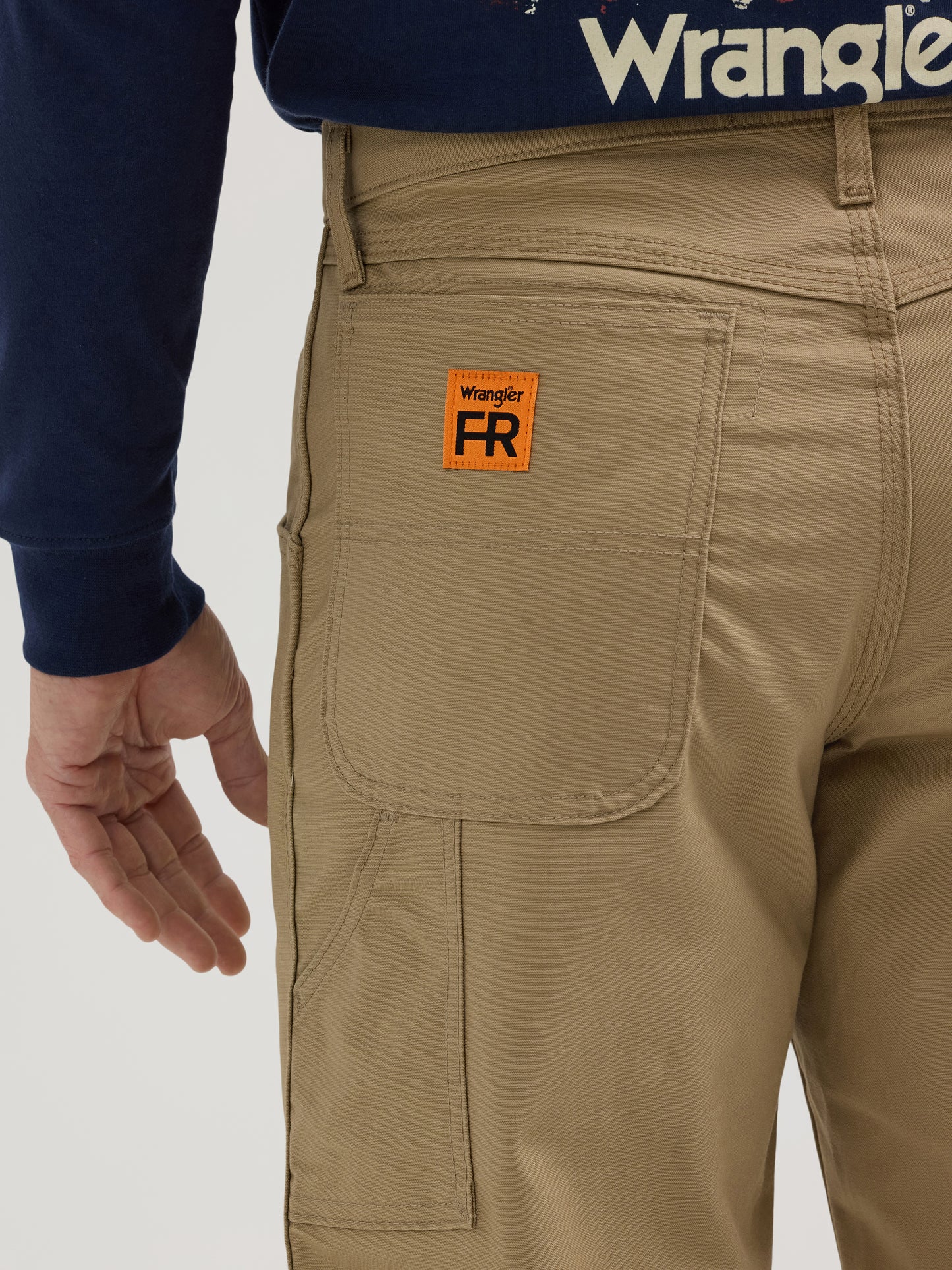 Wrangler® FR Flame Resistant Carpenter Jean - Khaki FR3W02K