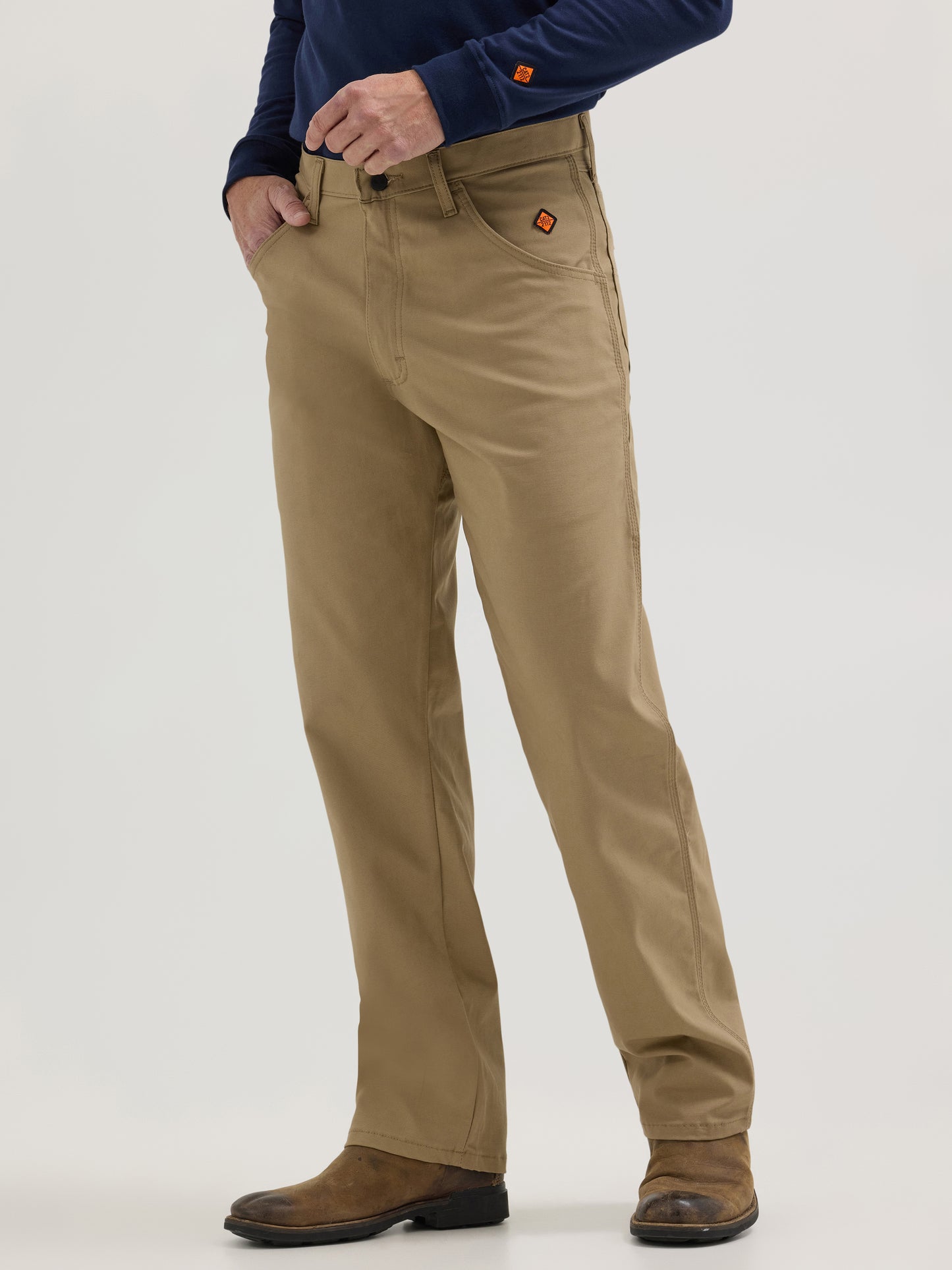 Wrangler® FR Flame Resistant Carpenter Jean - Khaki FR3W02K