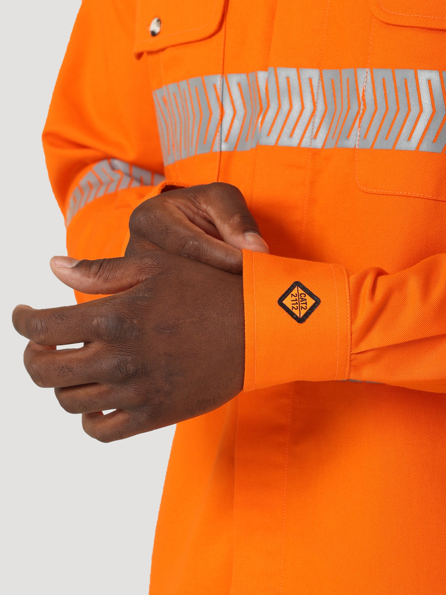Wrangler® FR High Visibility Work Shirt - Safety Orange 112317760