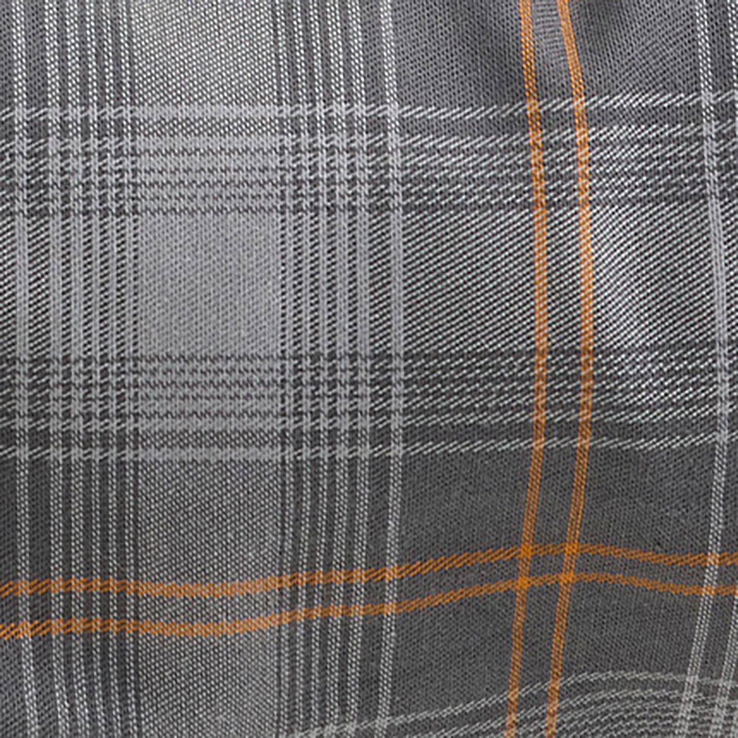 Wrangler® FR Long Sleeve Snap Workshirt - Grey/Orange Plaid 112350737