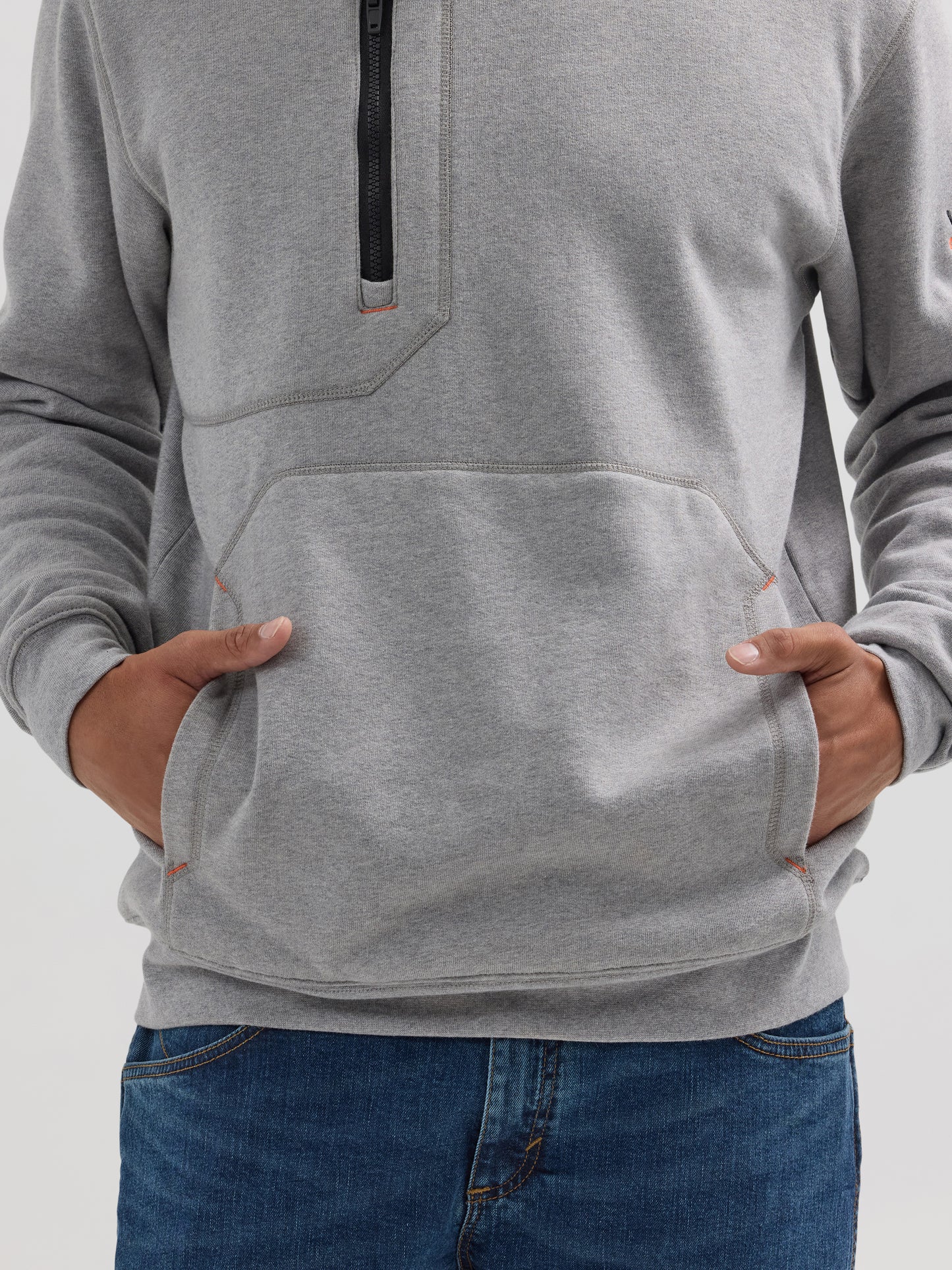 Wrangler® FR Hoodie - Grey Heather 112350788