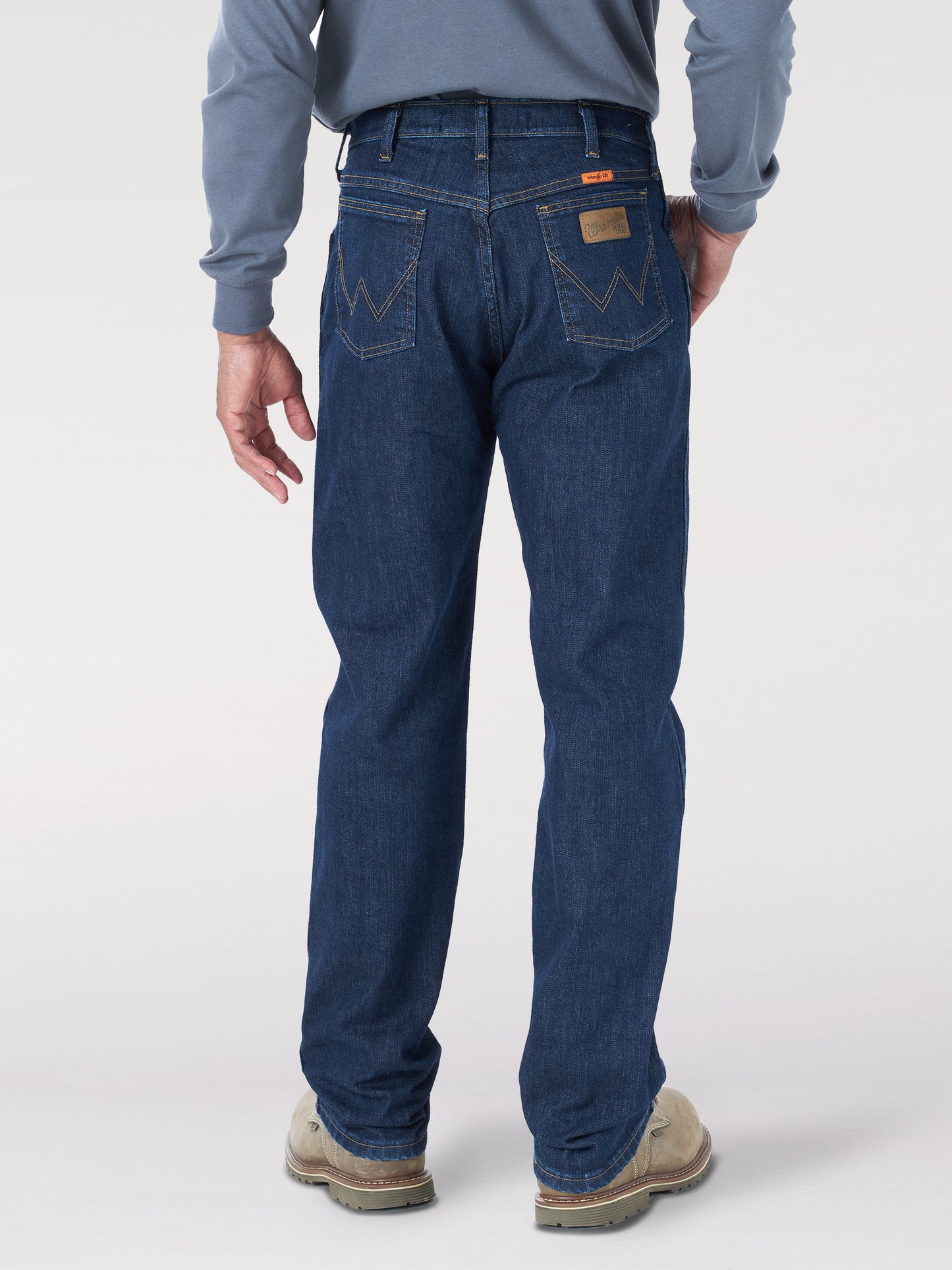 Wrangler® FR Flame Resistant Original Fit Jean - Dark Wash FR13MDW