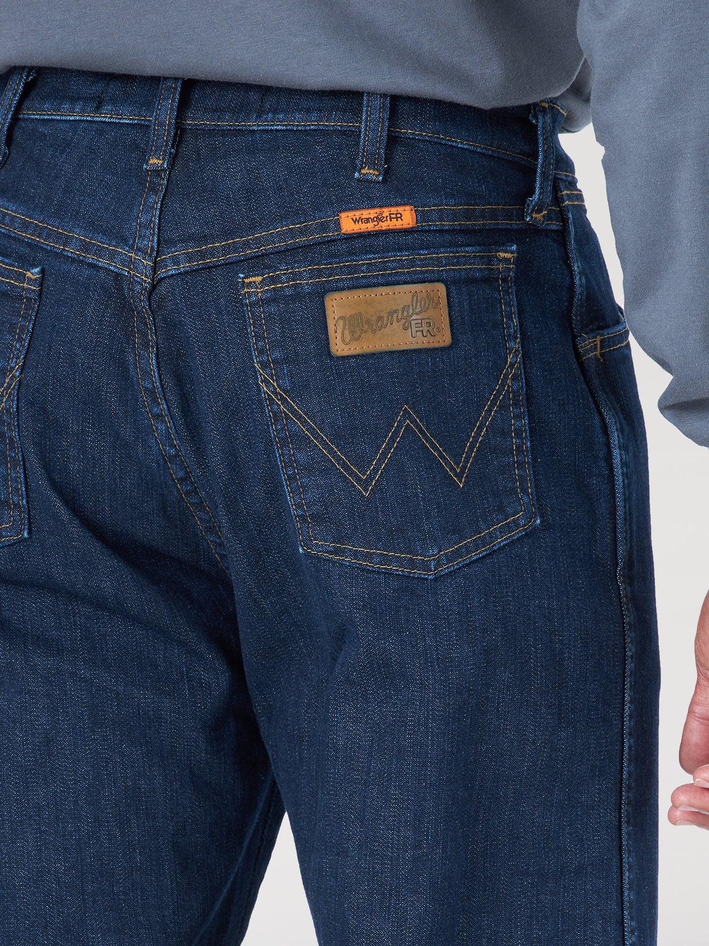 Wrangler® FR Flame Resistant Original Fit Jean - Dark Wash FR13MDW