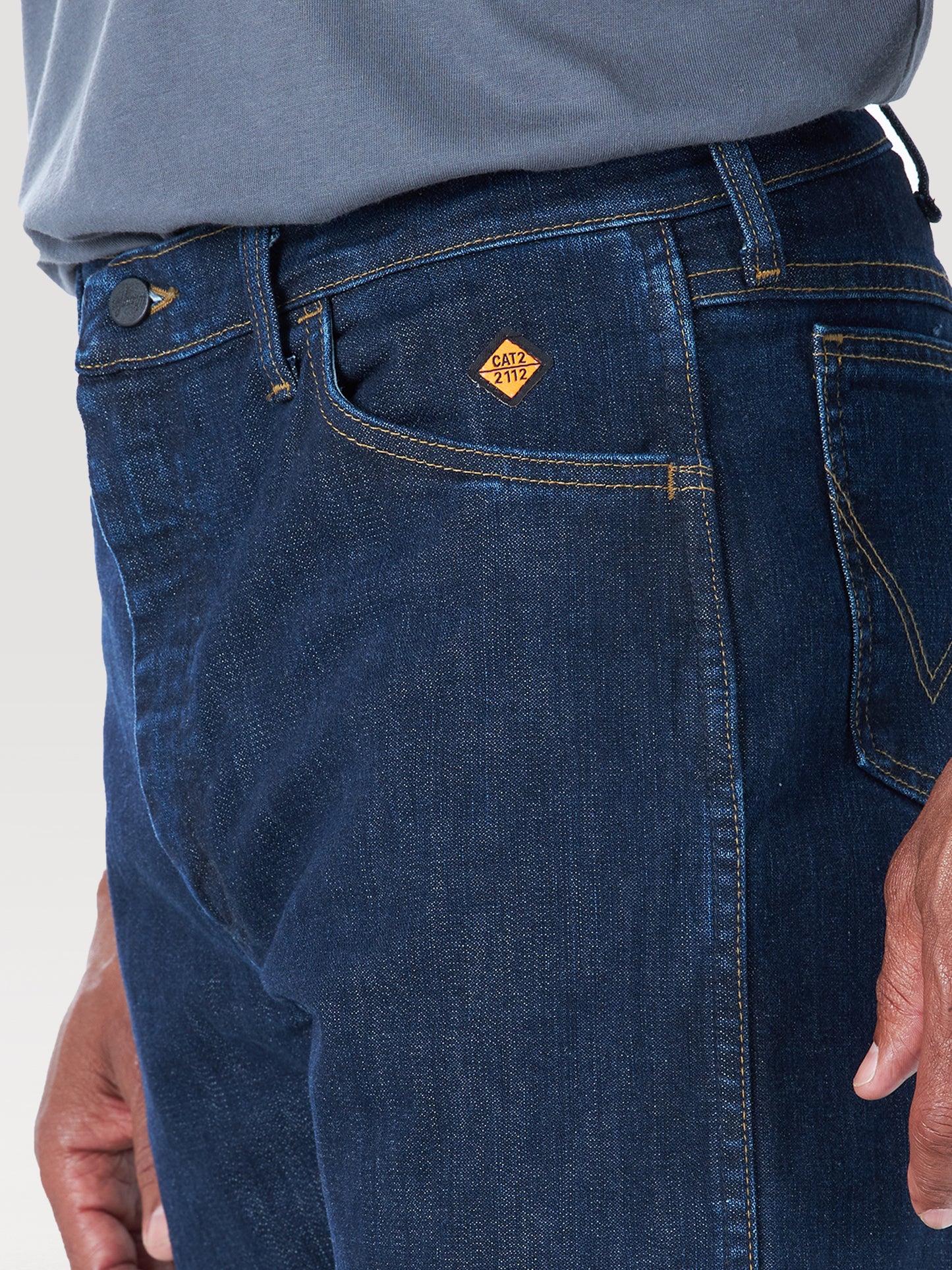 Wrangler® FR Flame Resistant Original Fit Jean - Dark Wash FR13MDW