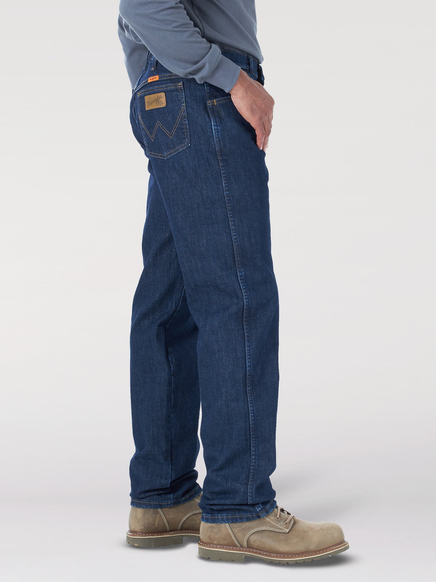 Wrangler® FR Flame Resistant Original Fit Jean - Dark Wash FR13MDW