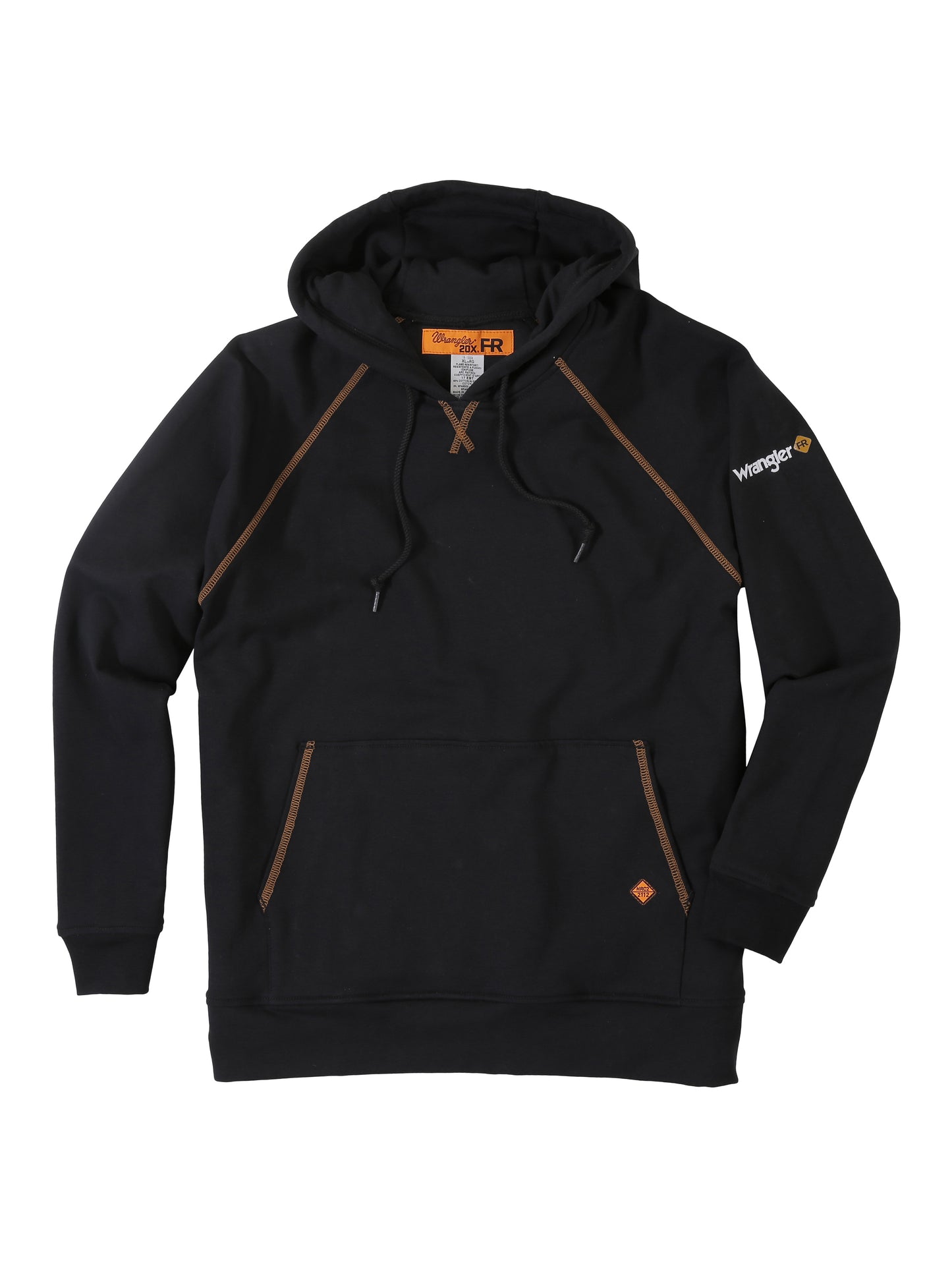 Flame Resistant Hooded Sweatshirt - Black FR171BK
