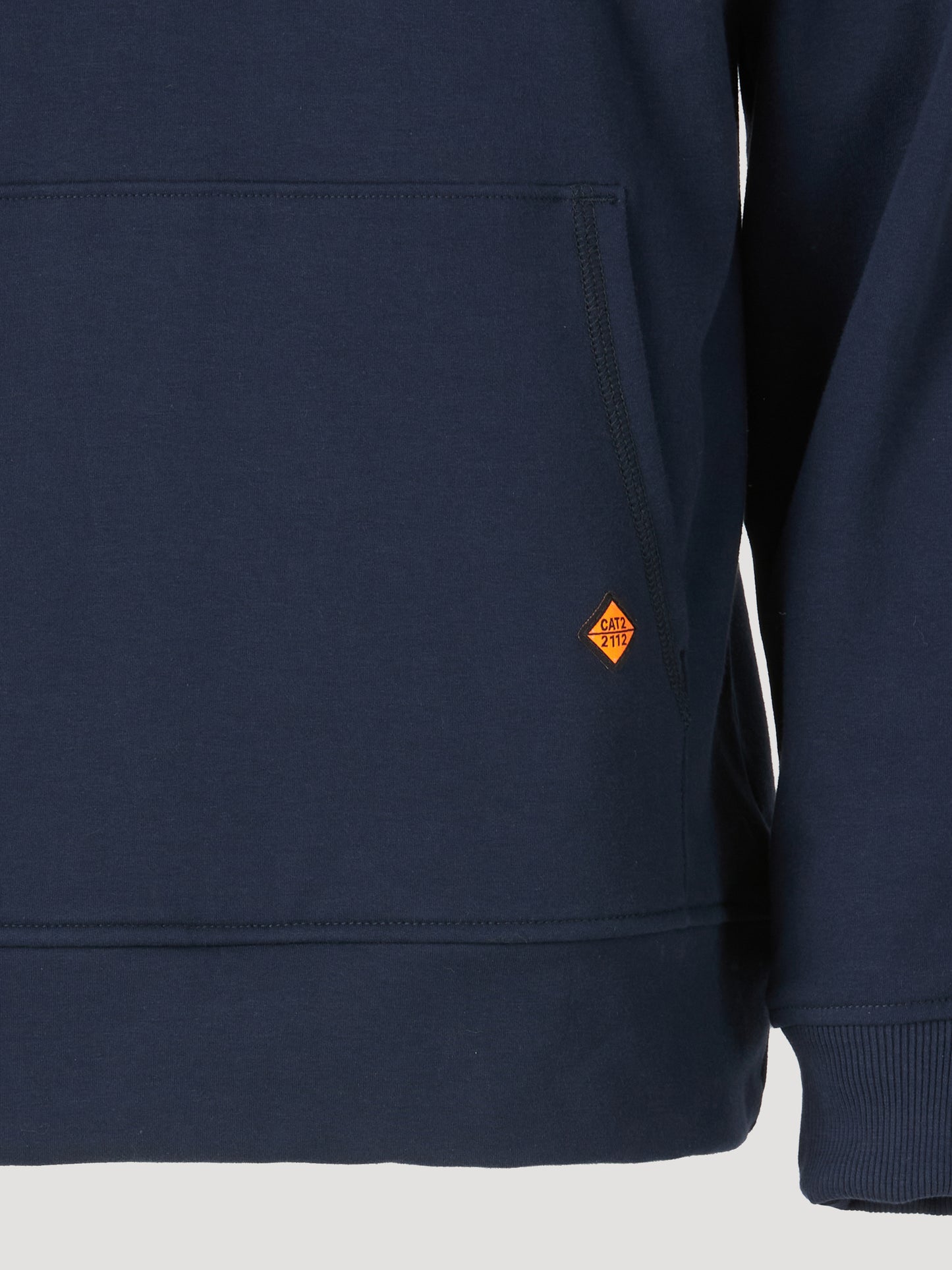 Wrangler® FR Flame Resistant 1/4 Zip Pullover Hoodie - Navy FR171NV