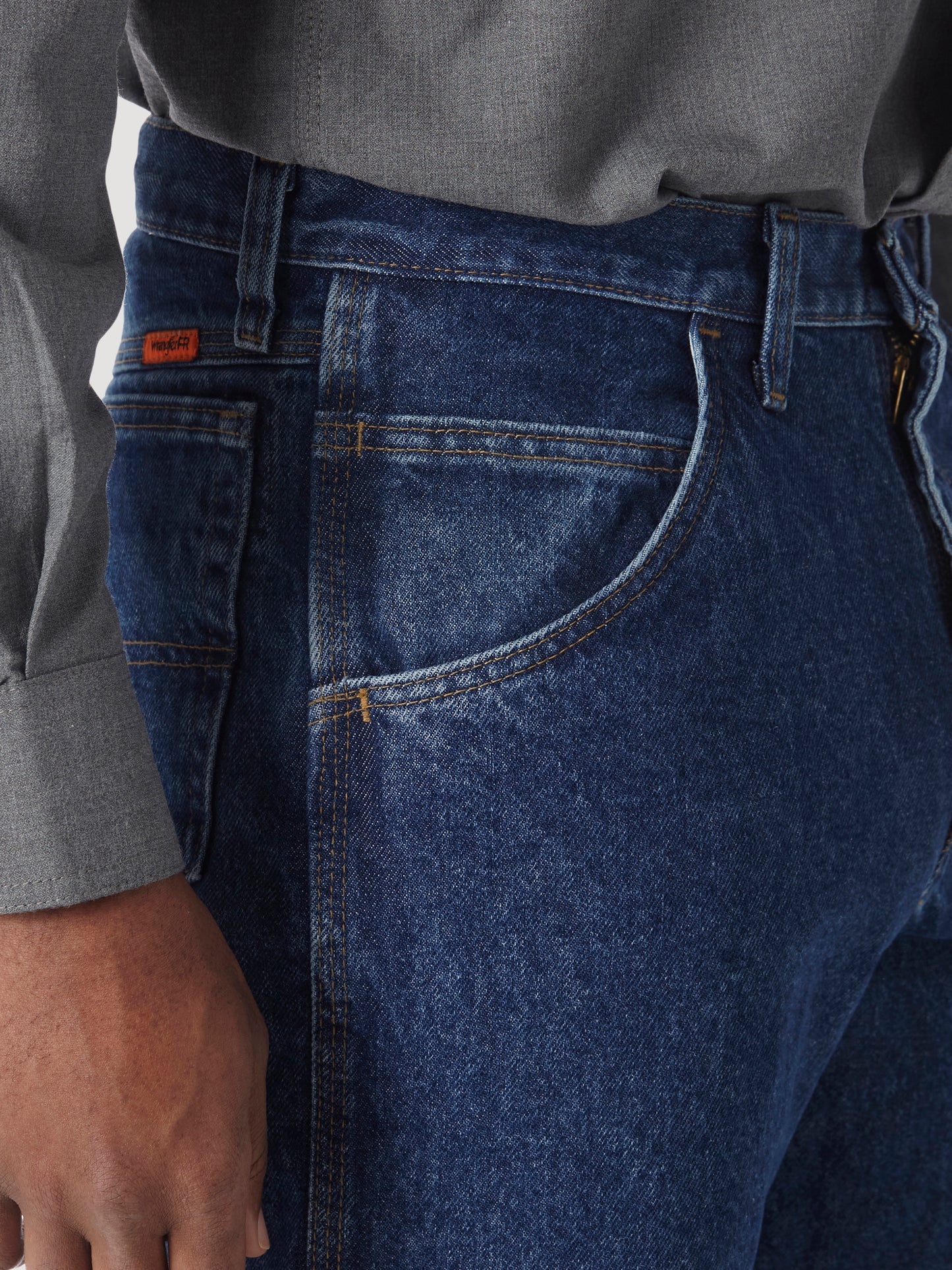 Wrangler® FR Flame Resistant Relaxed Fit Jean - Stonewash FR3W050