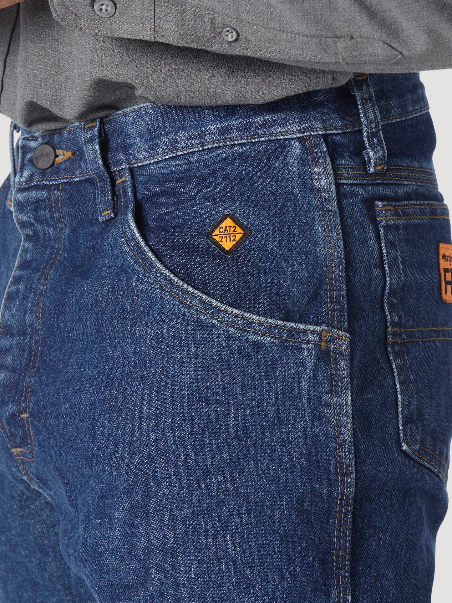 Wrangler® FR Flame Resistant Relaxed Fit Jean - Stonewash FR3W050