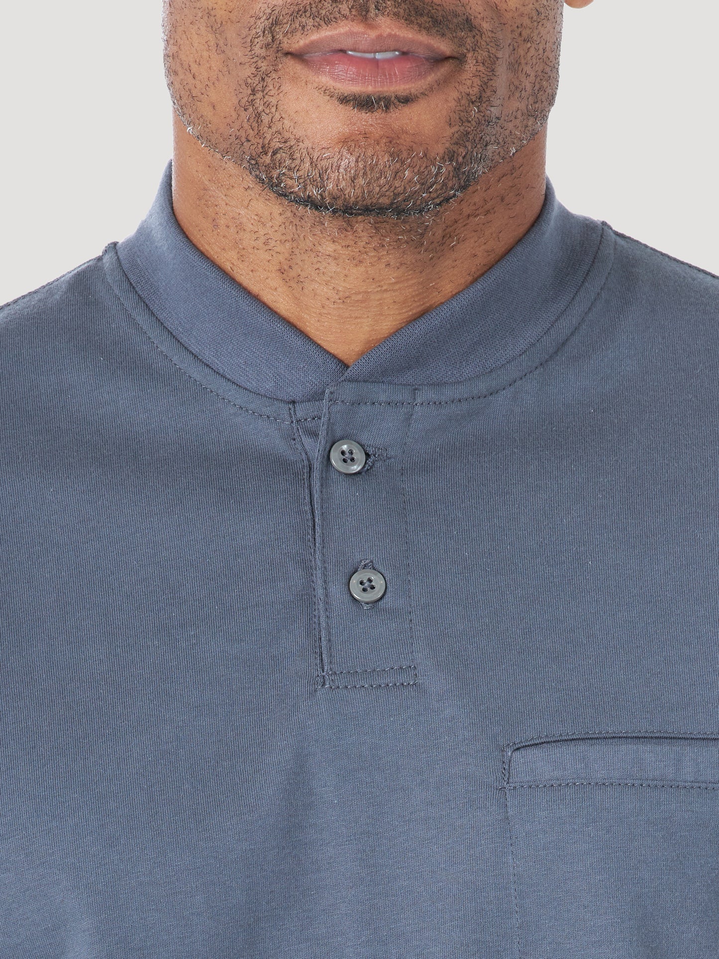 Wrangler® FR Flame Resistant Long Sleeve Henley - Castle Rock FR3W7CR