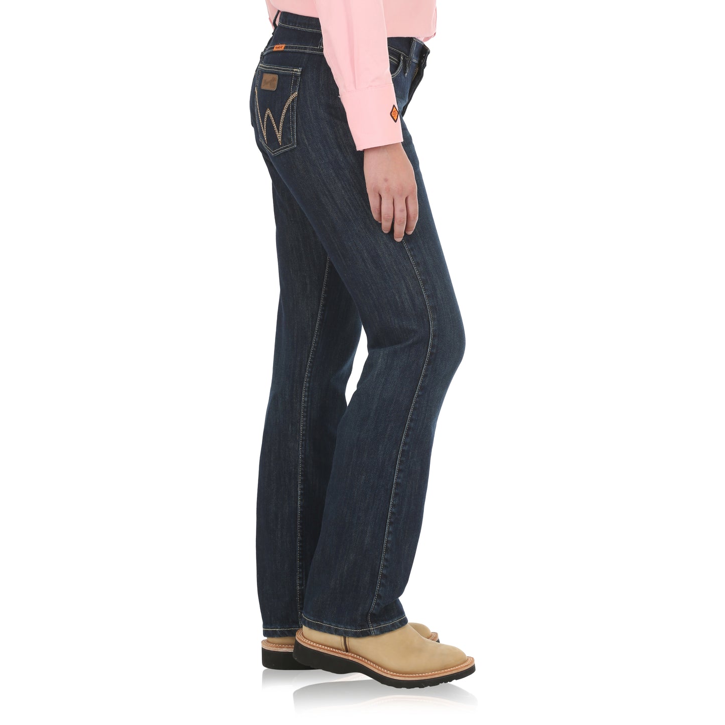 Womens Wrangler® FR Flame Resistant Western Jean - Rinse Wash FRW10RN