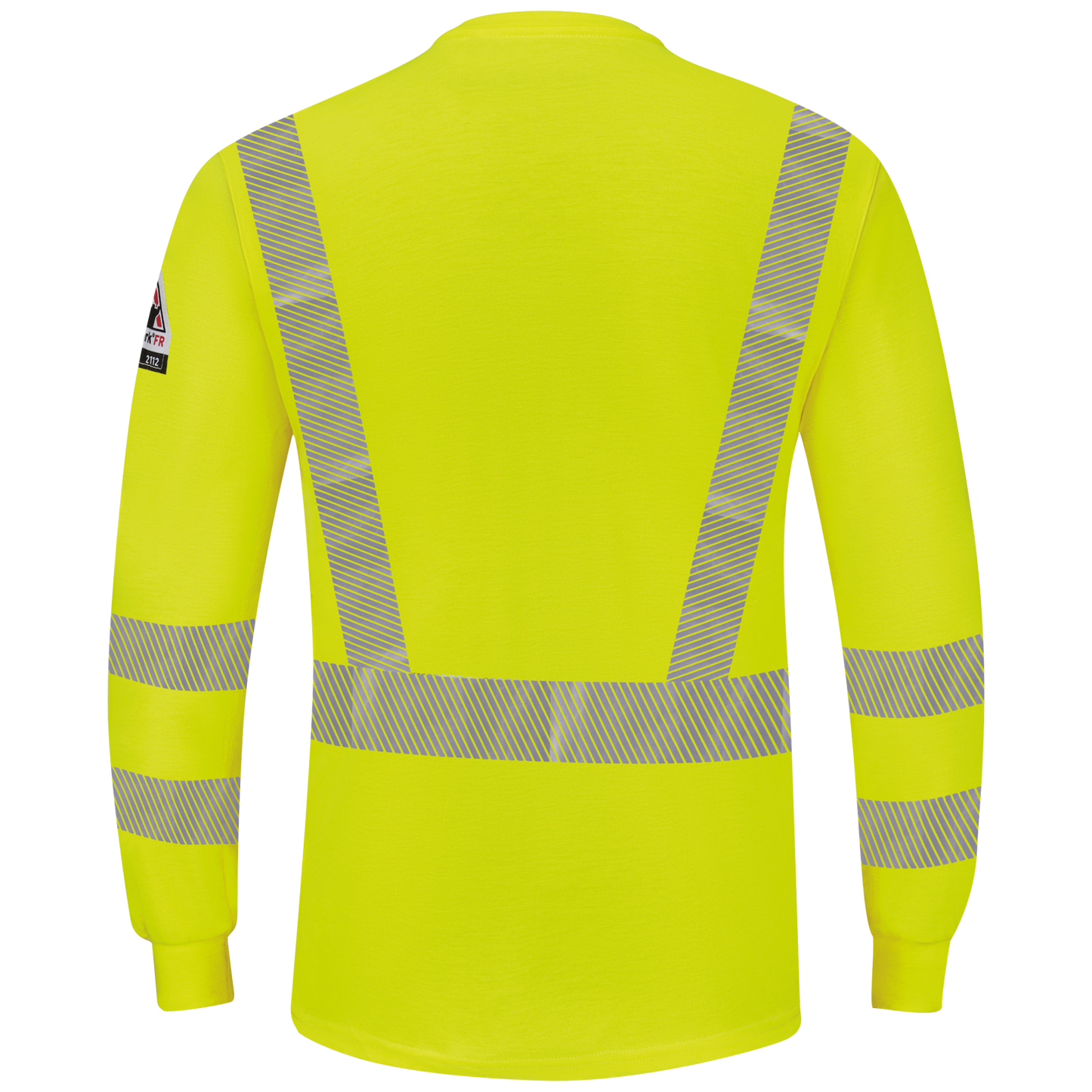 BULWARK MEN'S HI-VIS LIGHTWEIGHT FR LONG SLEEVE HENLEY