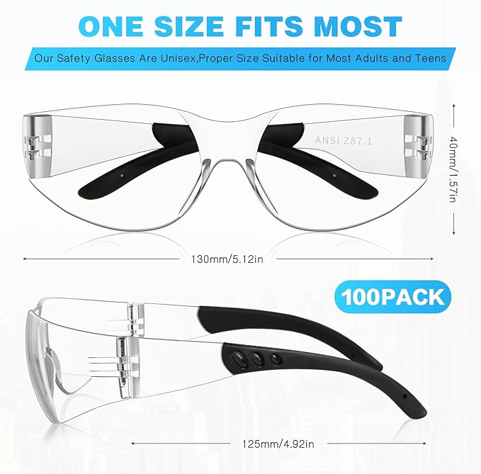 Safety Glasses Clear