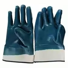 Blue Nitrile Full Coated Work Gloves