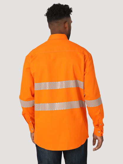 Wrangler® FR High Visibility Work Shirt - Safety Orange 112317760