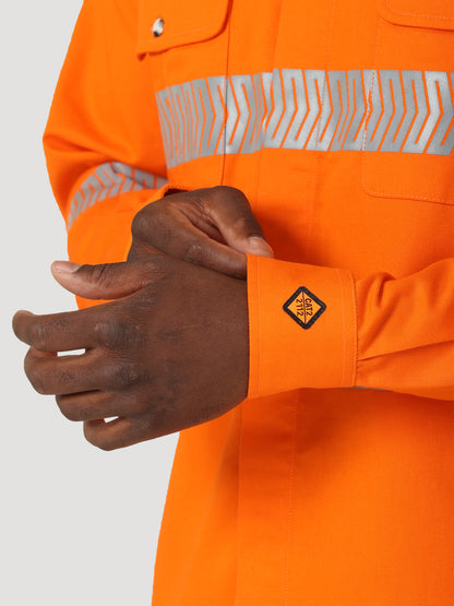Wrangler® FR High Visibility Work Shirt - Safety Orange 112317760