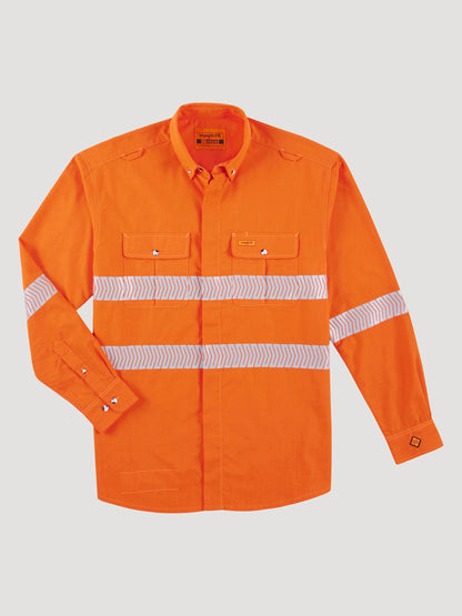 Wrangler® FR High Visibility Work Shirt - Safety Orange 112317760