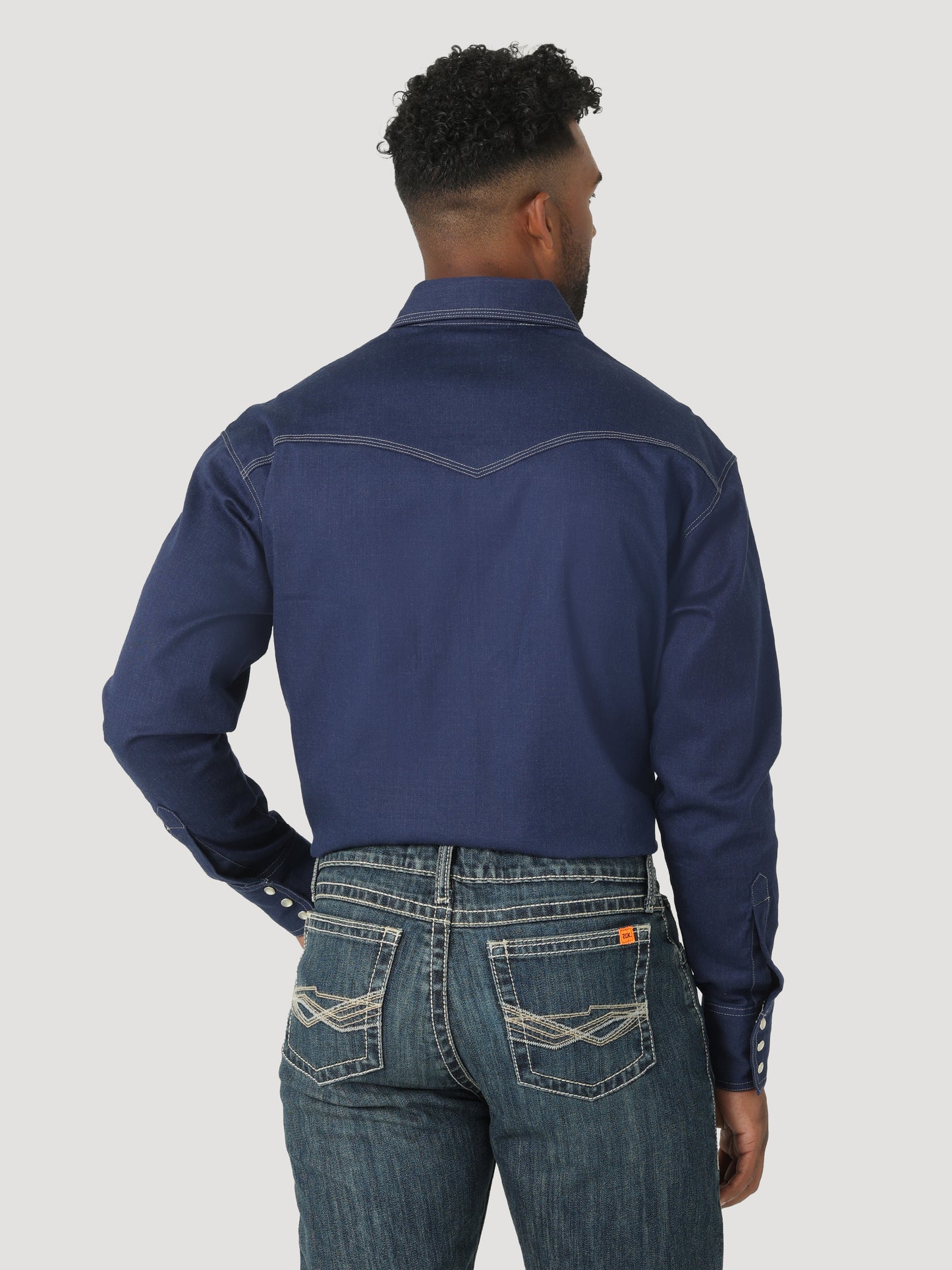 Wrangler® FR 20X Snap Fashion Shirt - Ombre Blue 112319172