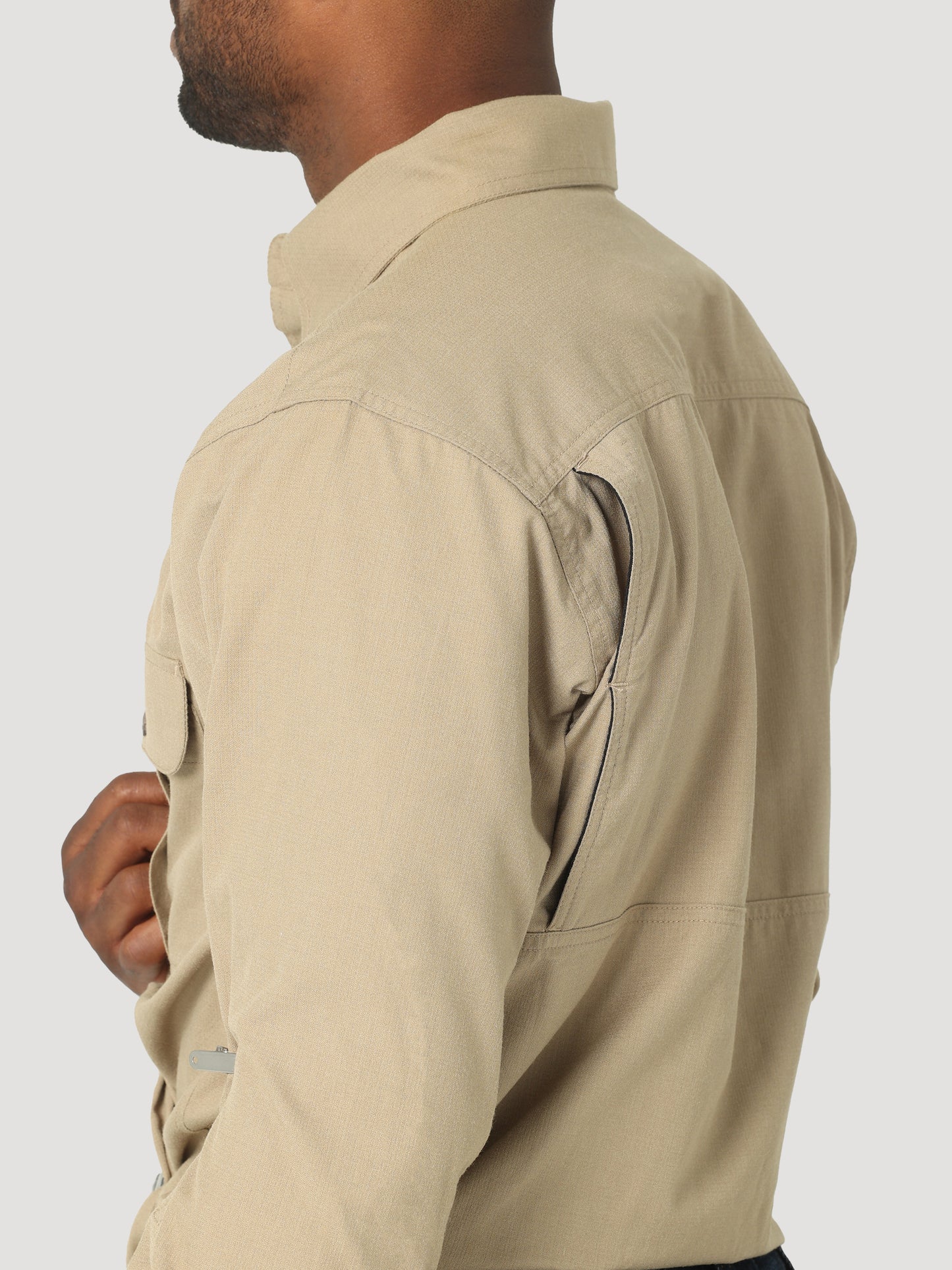Wrangler® FR Vented Work Shirt - Khaki 112319239