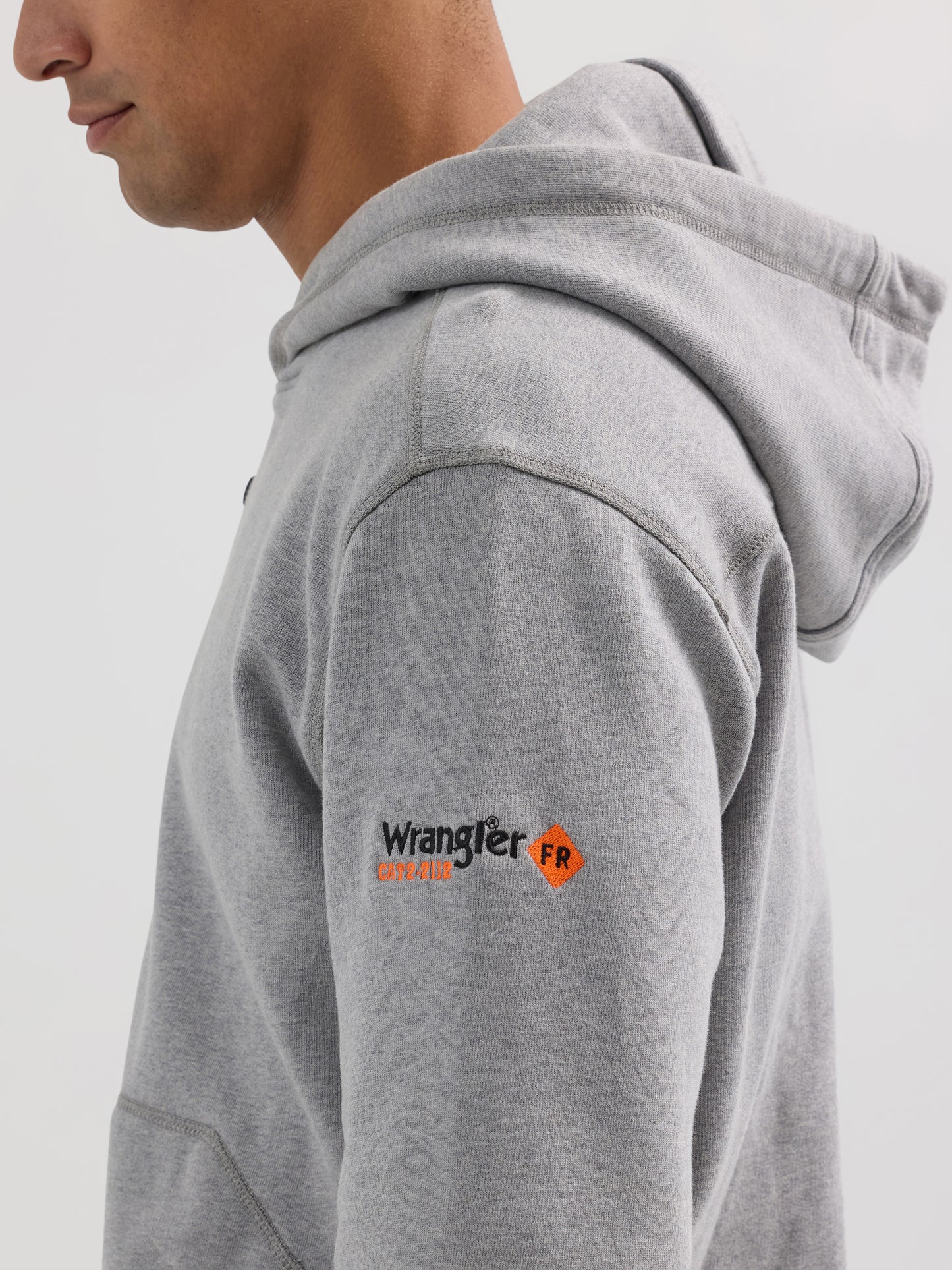 Wrangler® FR Hoodie - Grey Heather 112350788