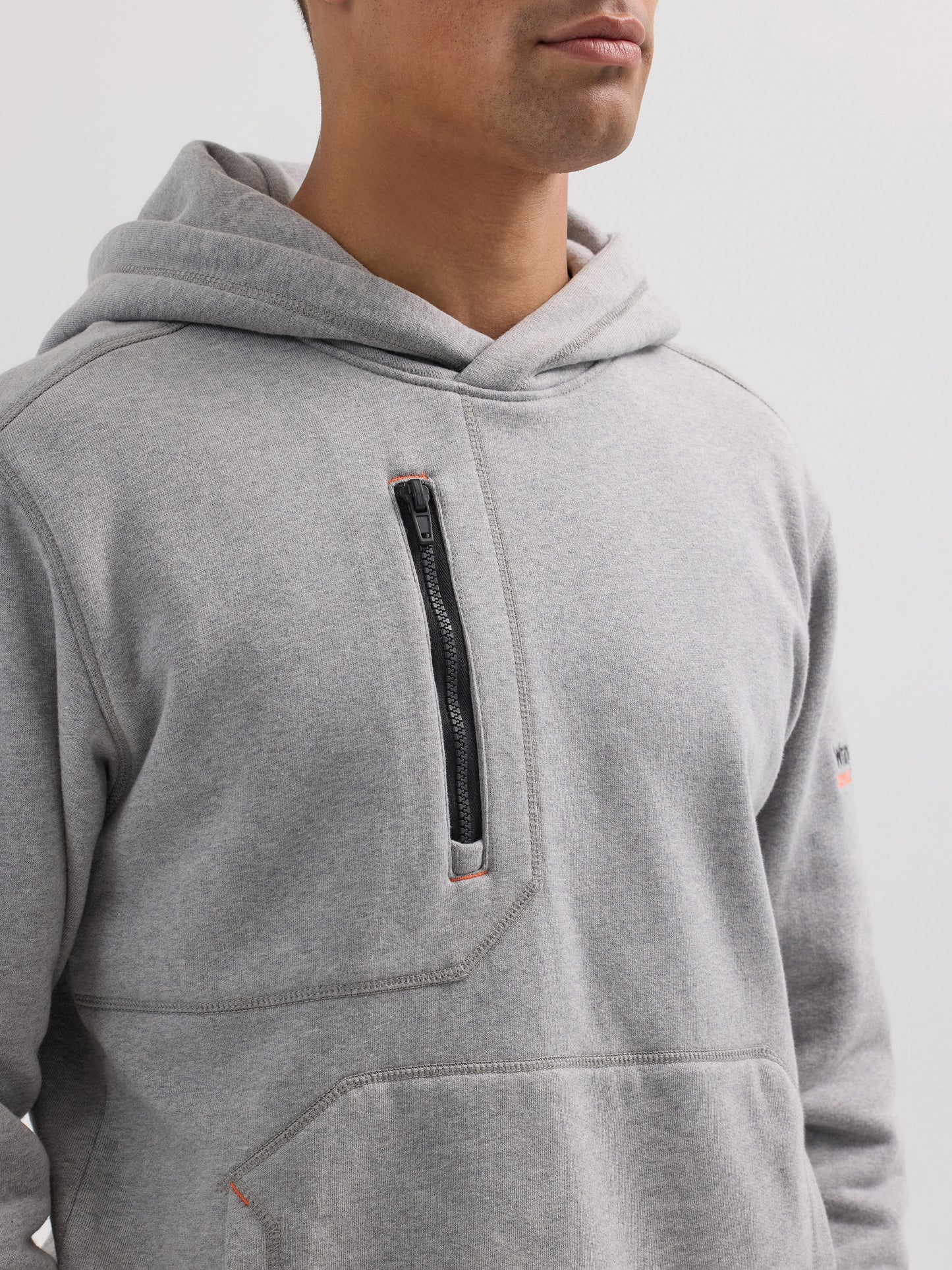 Wrangler® FR Hoodie - Grey Heather 112350788