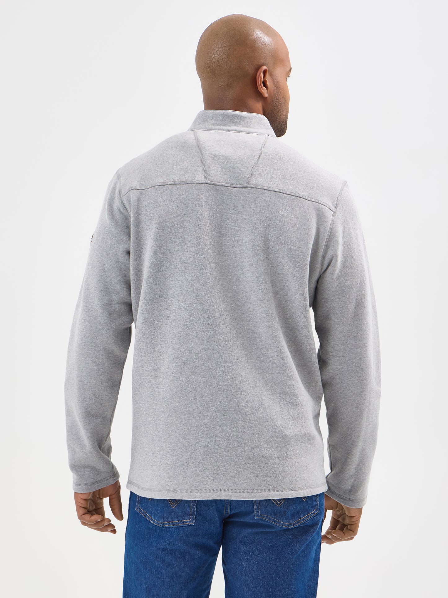 Wrangler® FR 1/4 Zip Pullover - Grey Heather 112350882