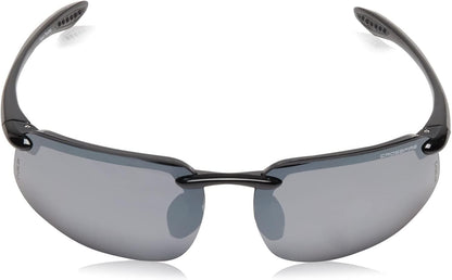 RADIANS CROSSFIRE SAFETY GLASSES - BLACK/SILVER MIRROR