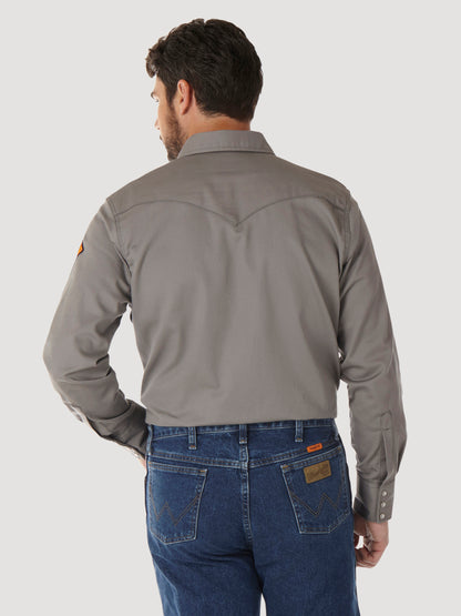 Wrangler® FR Flame Resistant Lightweight Work Shirt - Charcoal FR127CH