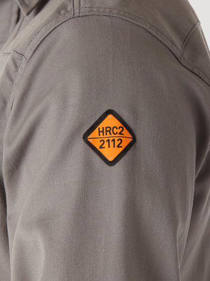 Wrangler® FR Flame Resistant Lightweight Work Shirt - Charcoal FR127CH