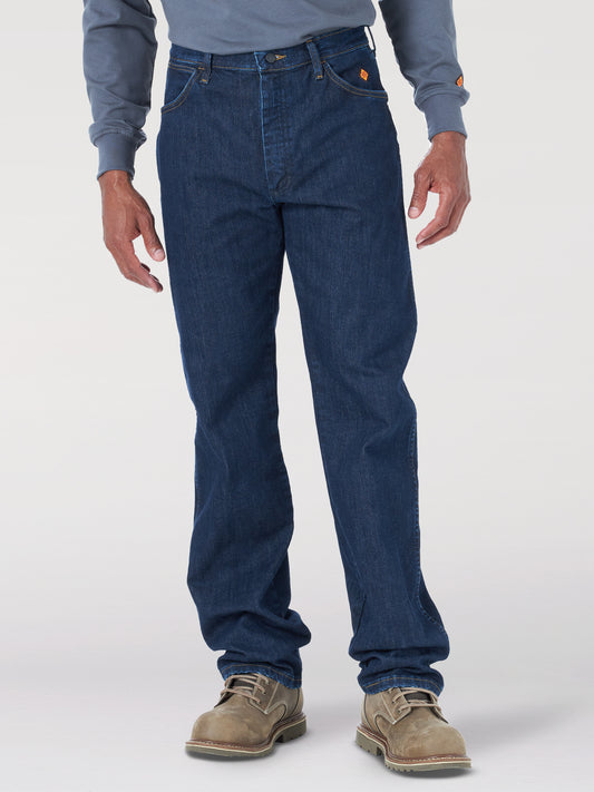 Wrangler® FR Flame Resistant Original Fit Jean - Dark Wash FR13MDW