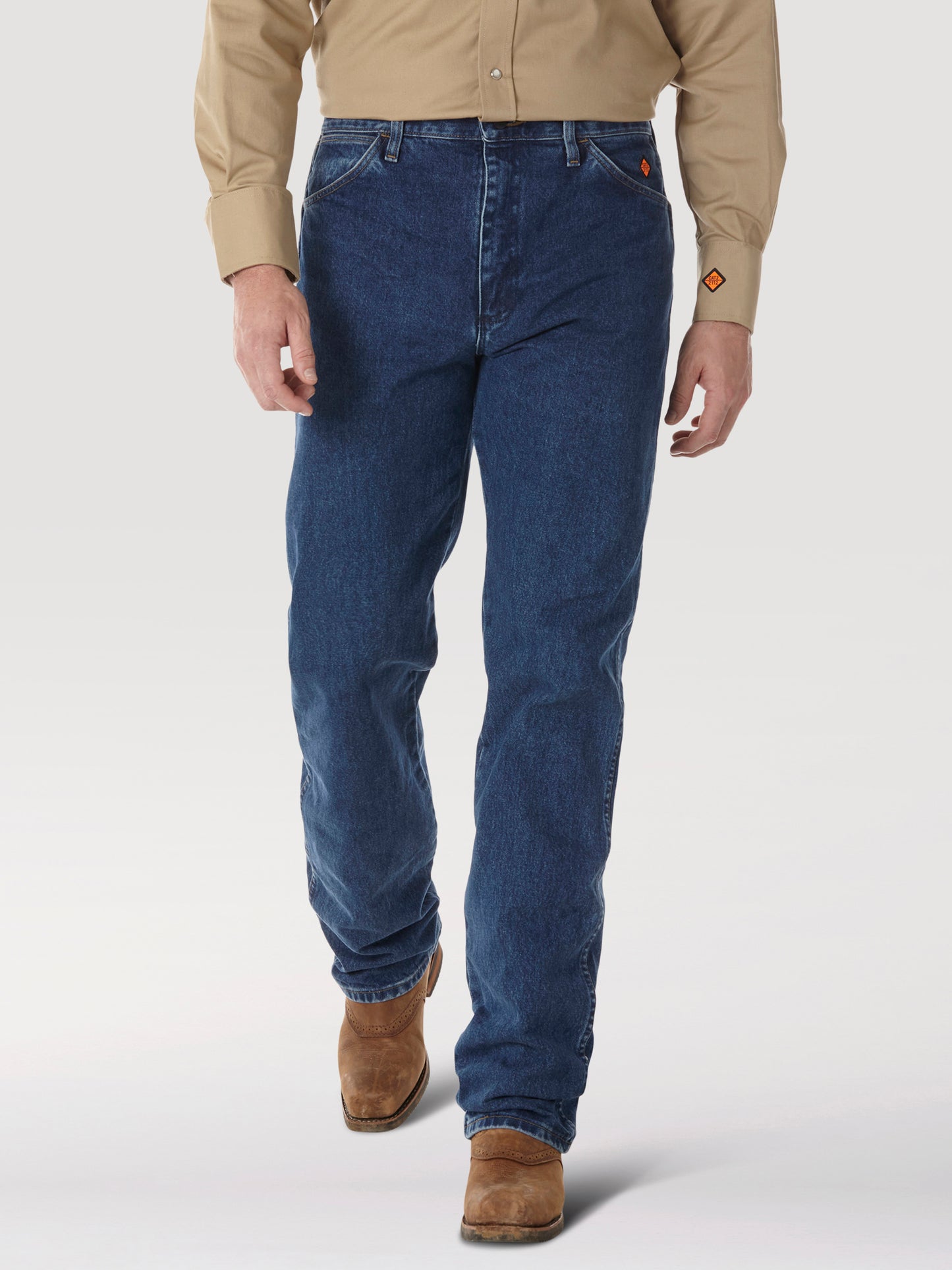 Wrangler® FR Flame Resistant Original Fit Jean - Stonewash FR13MMS