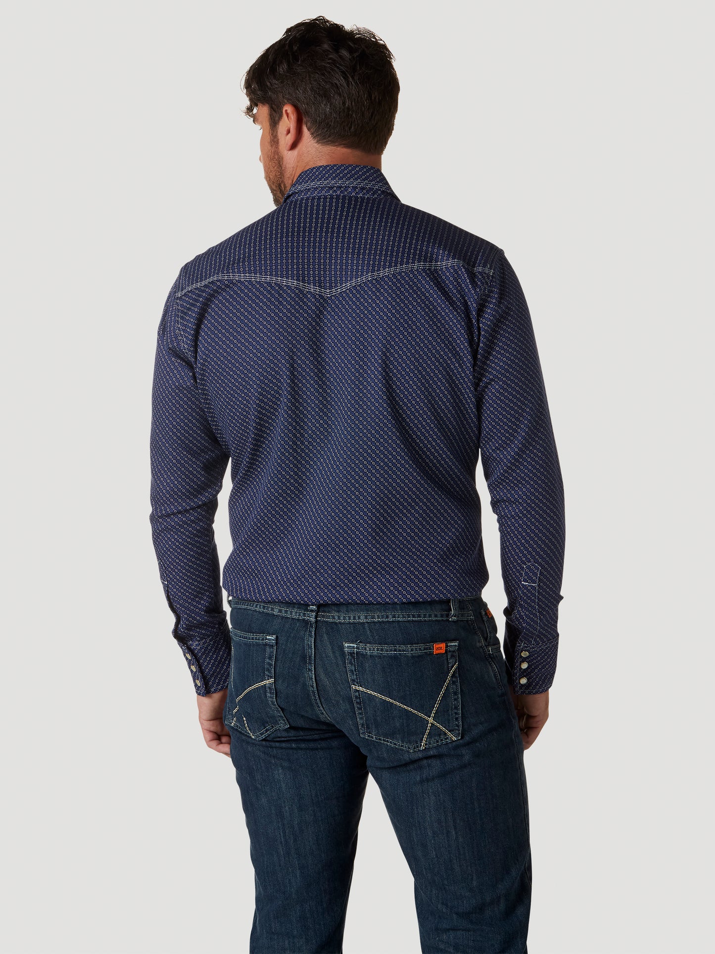Wrangler® FR Flame Resistant 20X Snap Shirt - Navy FR168NV