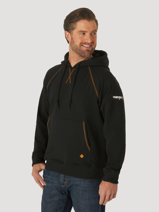 Flame Resistant Hooded Sweatshirt - Black FR171BK