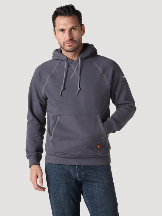 Wrangler® FR Flame Resistant 1/4 Zip Pullover Hoodie - Charcoal FR171CH