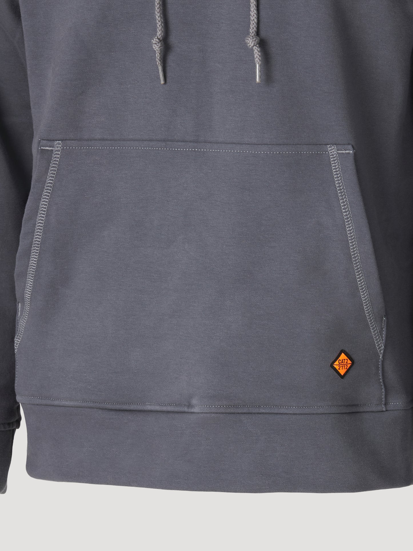 Wrangler® FR Flame Resistant 1/4 Zip Pullover Hoodie - Charcoal FR171CH