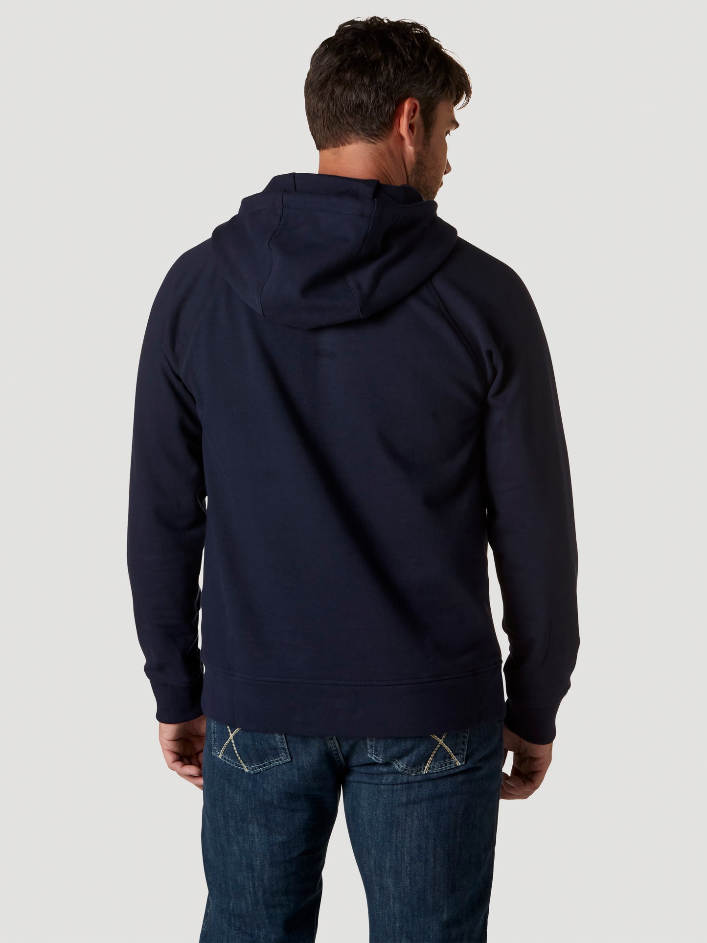 Wrangler® FR Flame Resistant 1/4 Zip Pullover Hoodie - Navy FR171NV
