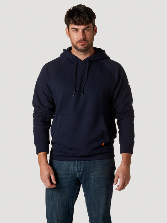 Wrangler® FR Flame Resistant 1/4 Zip Pullover Hoodie - Navy FR171NV