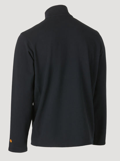 Wrangler® FR Flame Resistant 1/4 Zip Pullover Hoodie - Black FR192BK