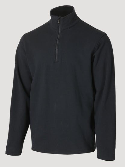 Wrangler® FR Flame Resistant 1/4 Zip Pullover Hoodie - Black FR192BK