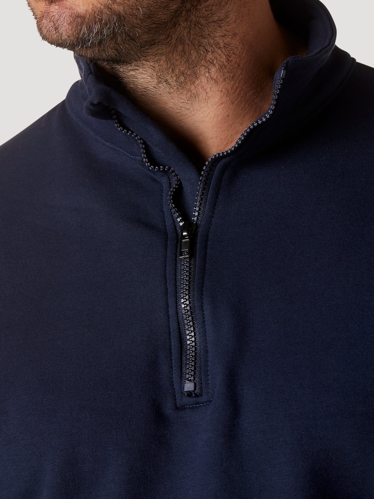 Wrangler® FR Flame Resistant 1/4 Zip Pullover Hoodie - Navy FR192NV