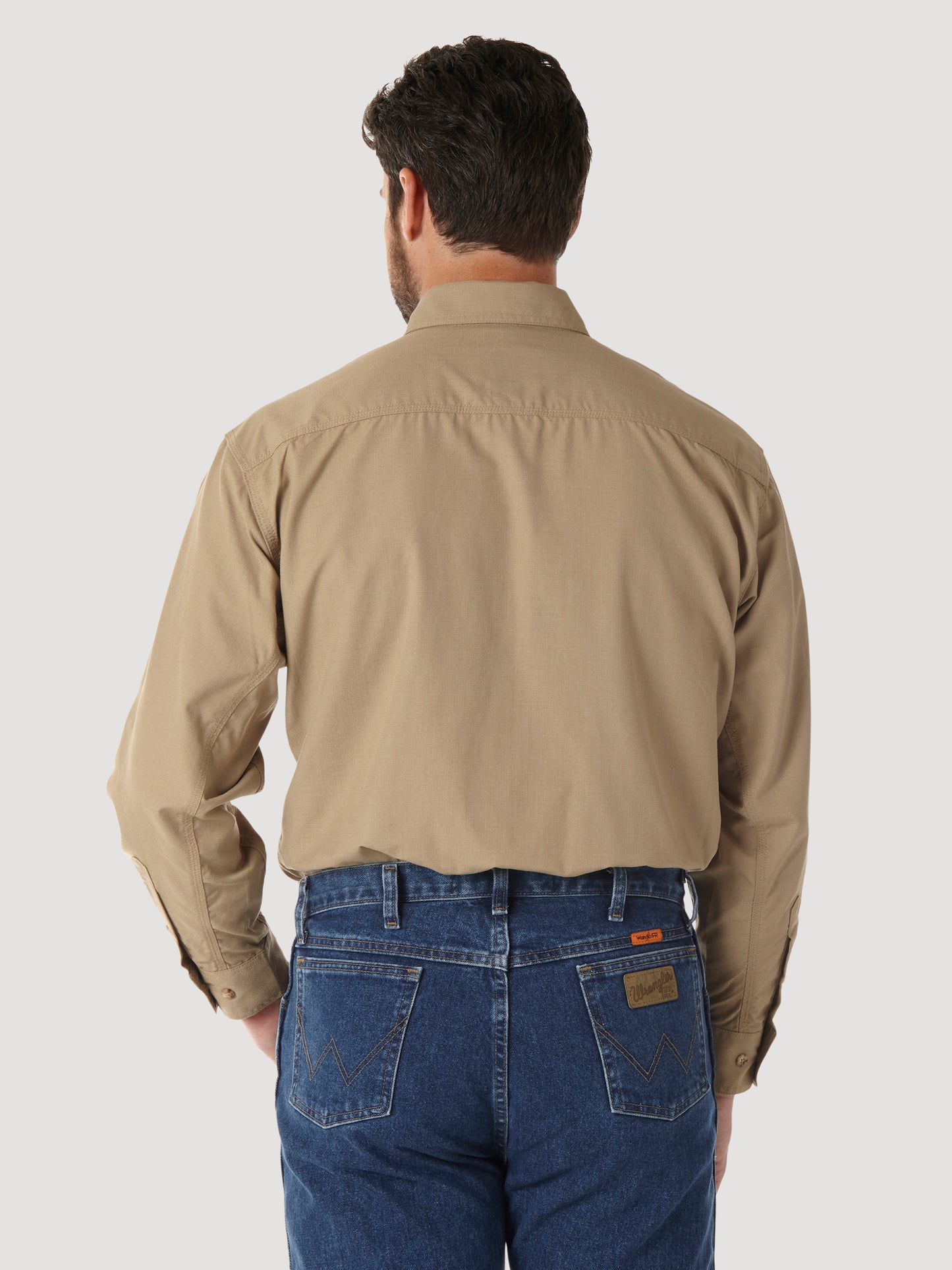 Wrangler® FR Flame Resistant Twill Workshirt - Khaki FR3W01K