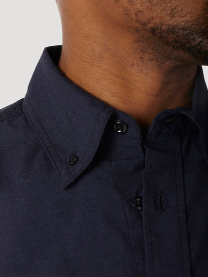 Wrangler® FR Flame Resistant Twill Workshirt - Navy FR3W01N