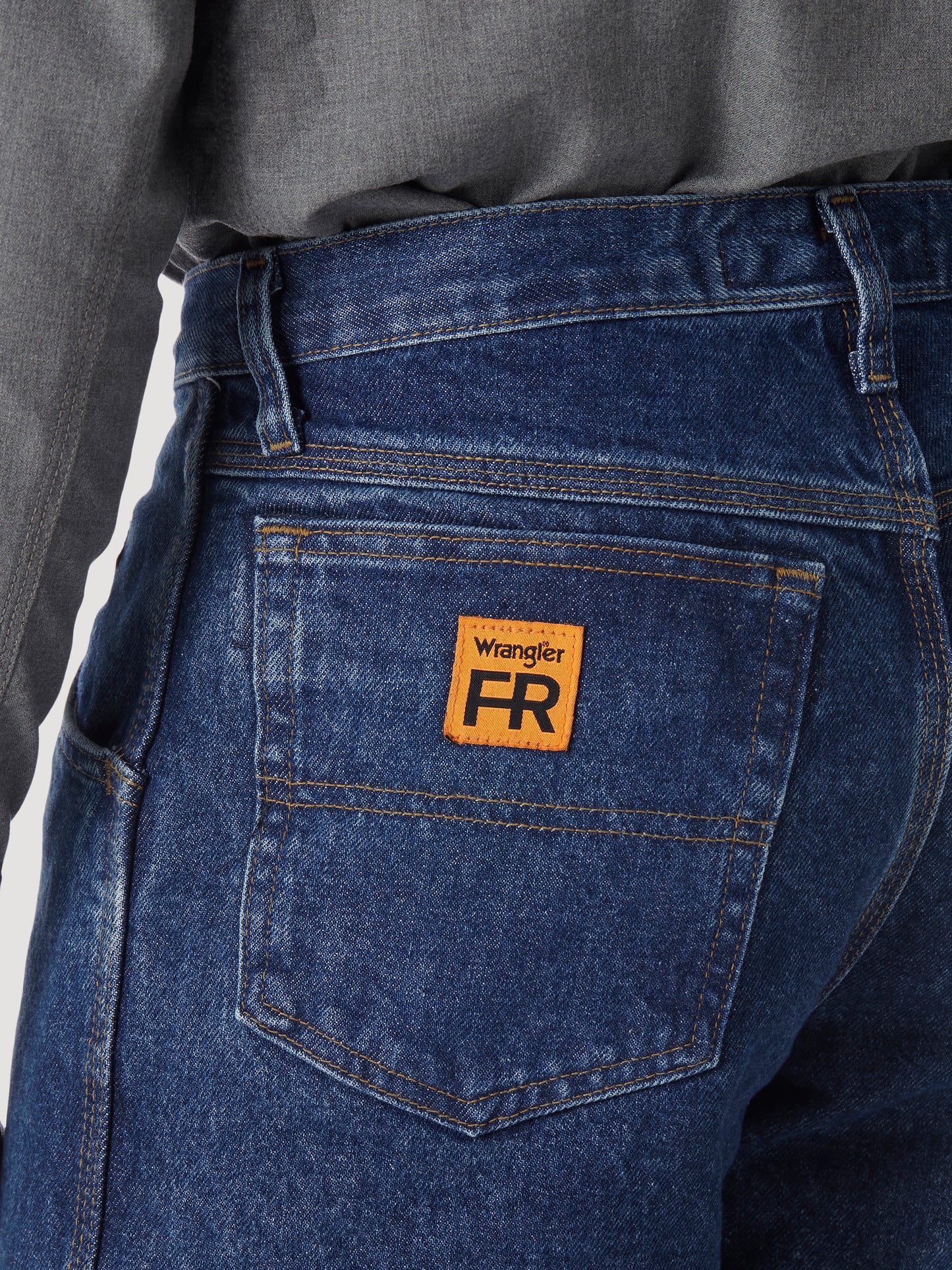Wrangler® FR Flame Resistant Relaxed Fit Jean - Stonewash FR3W050