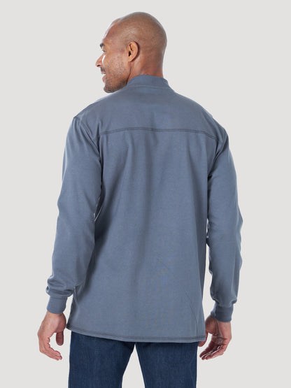 Wrangler® FR Flame Resistant Long Sleeve Henley - Castle Rock FR3W7CR