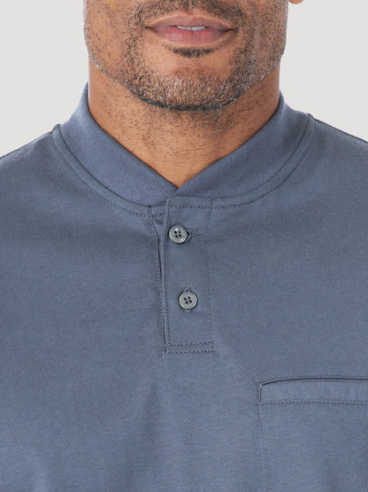 Wrangler® FR Flame Resistant Long Sleeve Henley - Castle Rock FR3W7CR