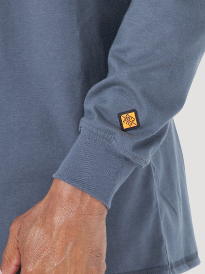 Wrangler® FR Flame Resistant Long Sleeve Henley - Castle Rock FR3W7CR