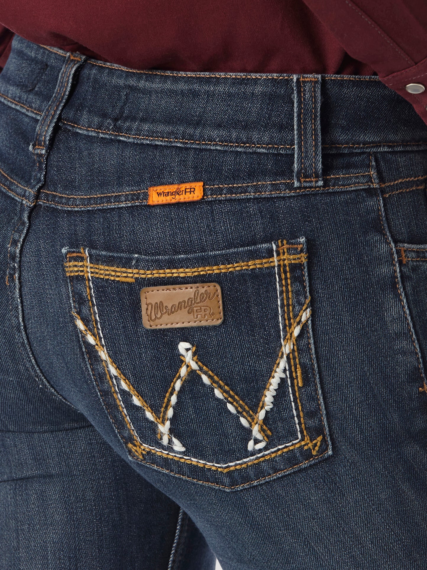 Womens Wrangler® FR Flame Resistant Retro Mae Boot Cut Jean - Denim FRAC9BF