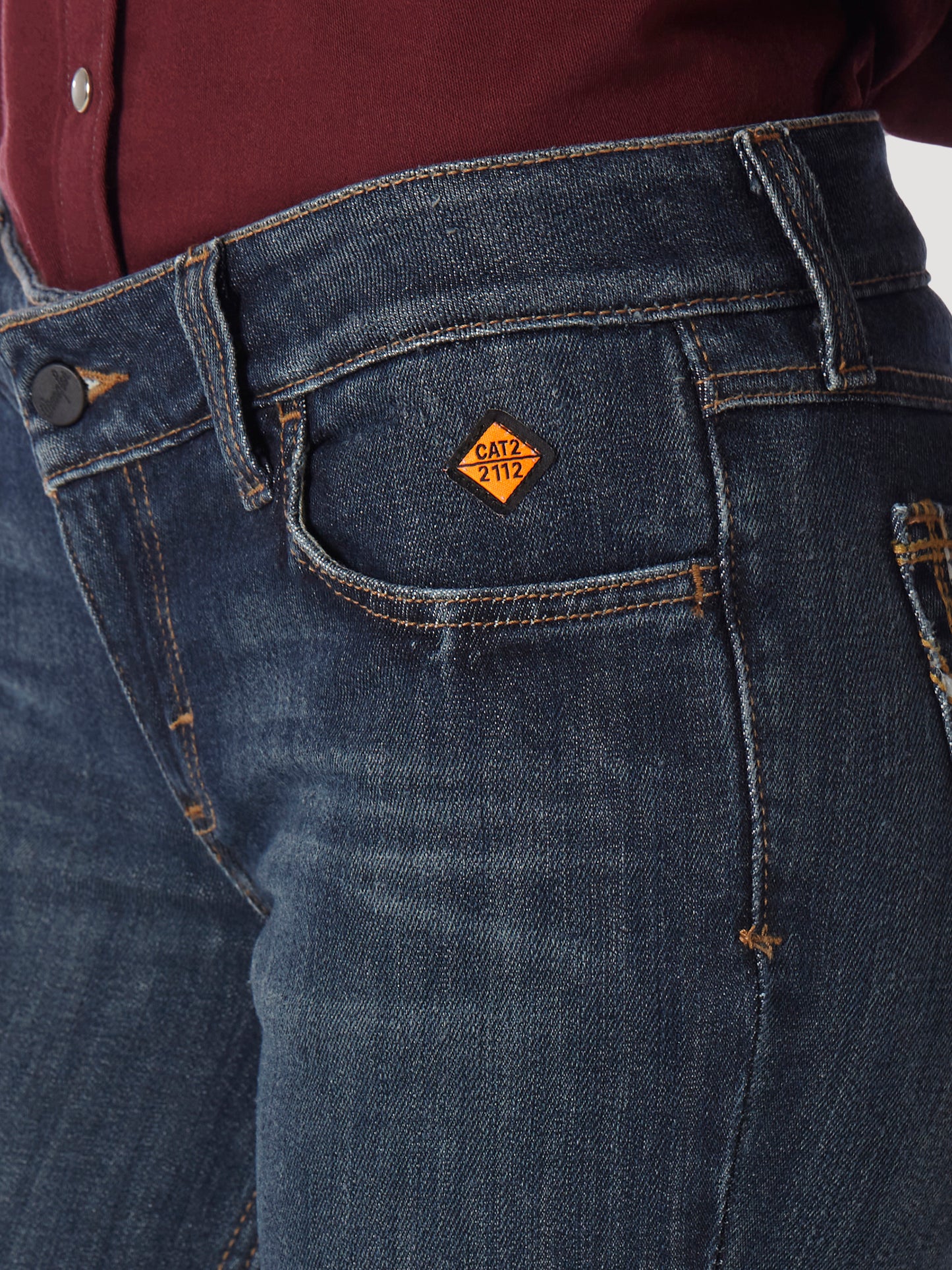 Womens Wrangler® FR Flame Resistant Retro Mae Boot Cut Jean - Denim FRAC9BF