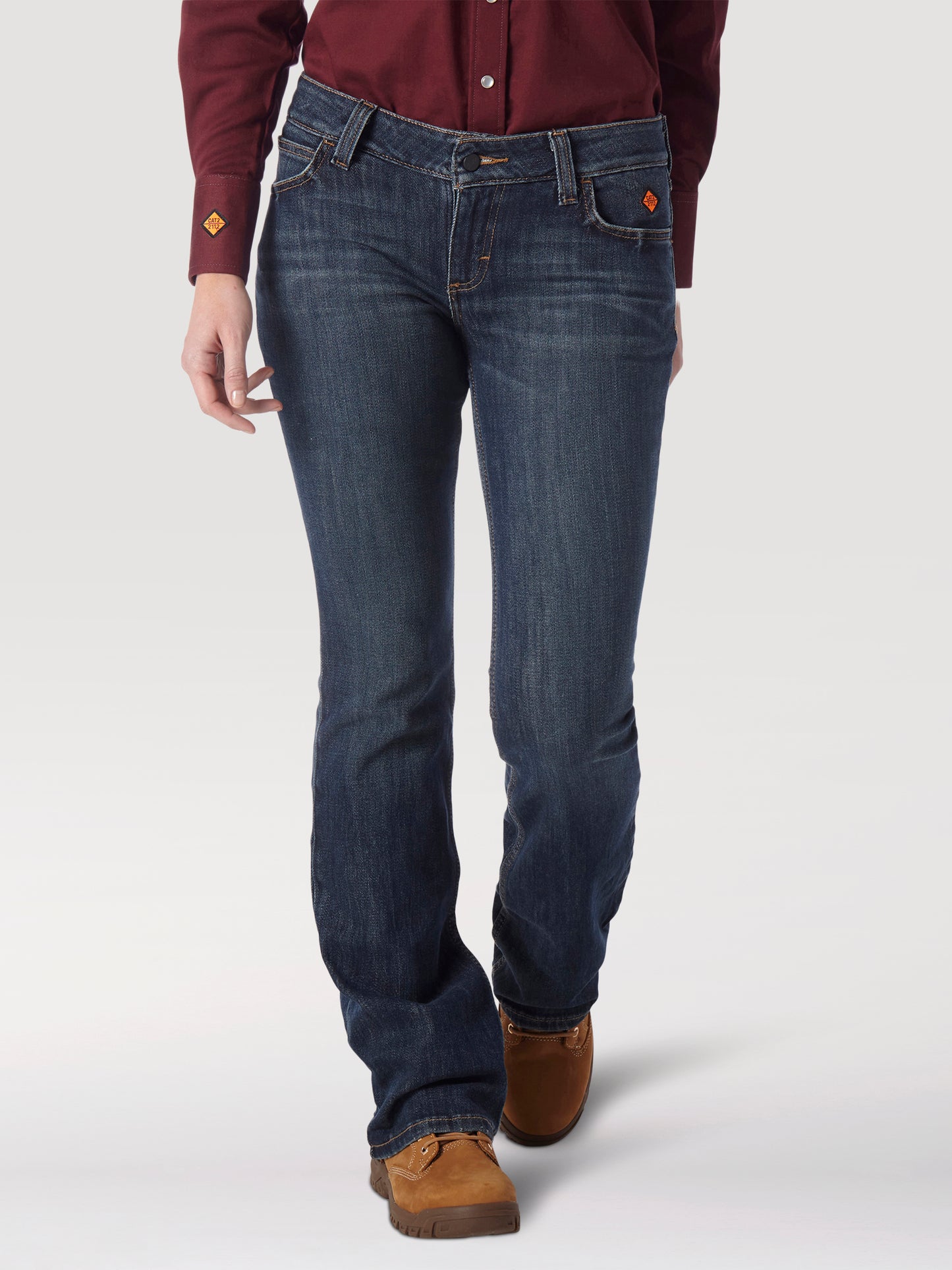 Womens Wrangler® FR Flame Resistant Retro Mae Boot Cut Jean - Denim FRAC9BF