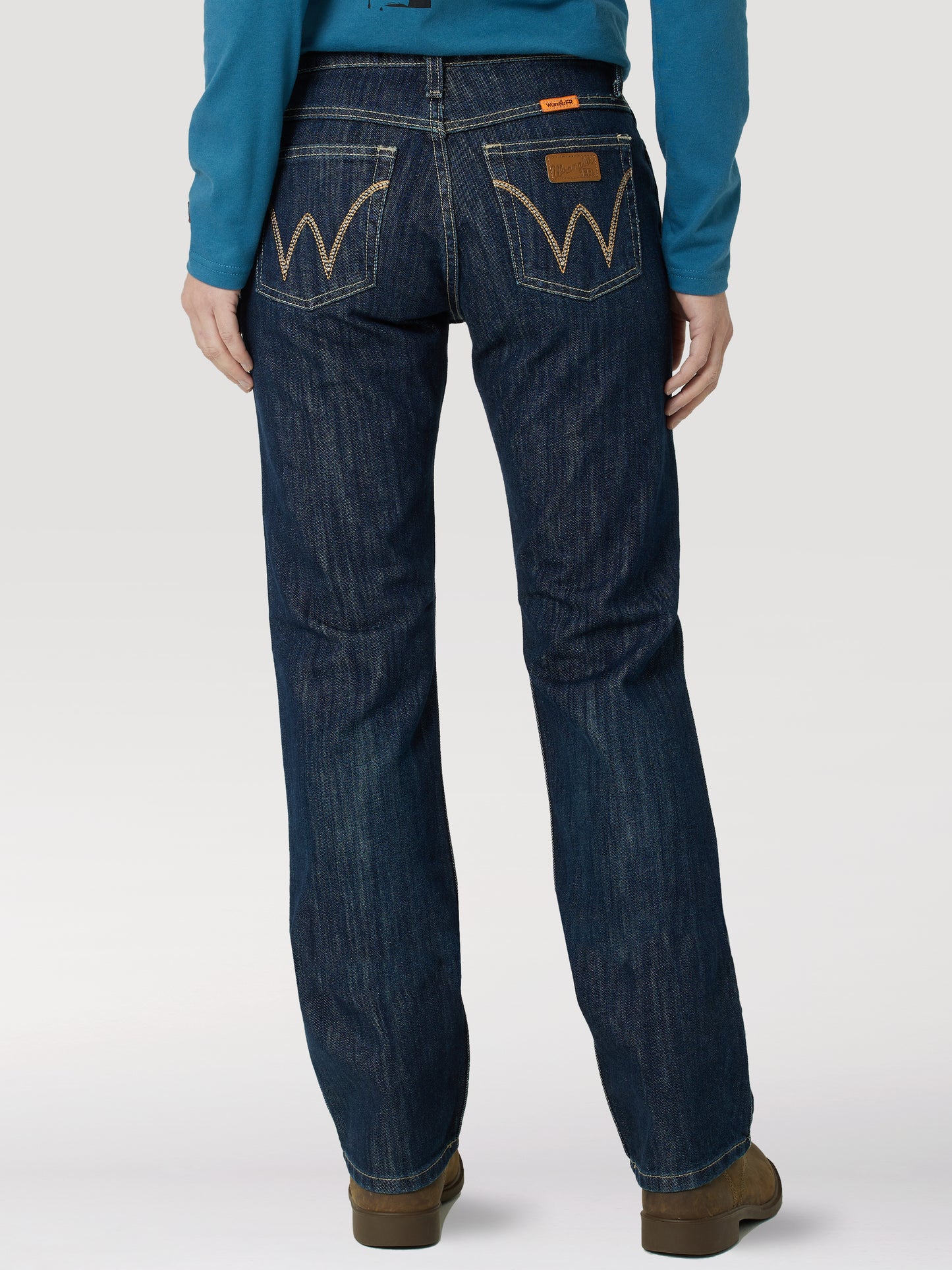Womens Wrangler® FR Flame Resistant Western Jean - Rinse Wash FRW10RN